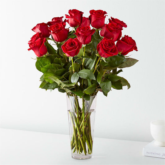 Long Stem Red Rose Bouquet – Flowers By Monica Kelly, Sebastian FL