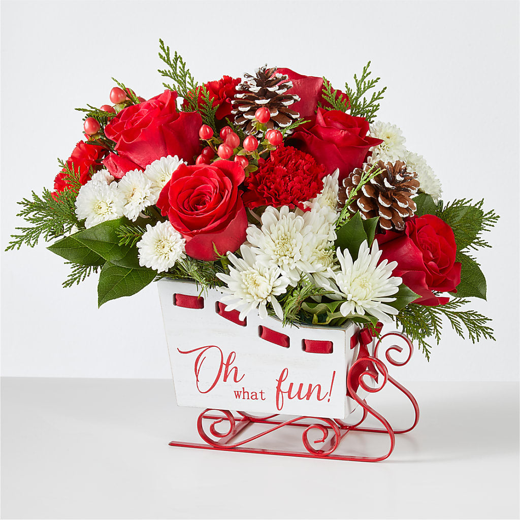 Sleigh Bells Bouquet – Flowers By Monica Kelly, Sebastian FL