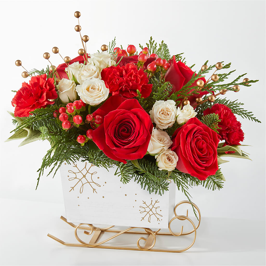 Gone Sledding Bouquet – Flowers By Monica Kelly, Sebastian FL