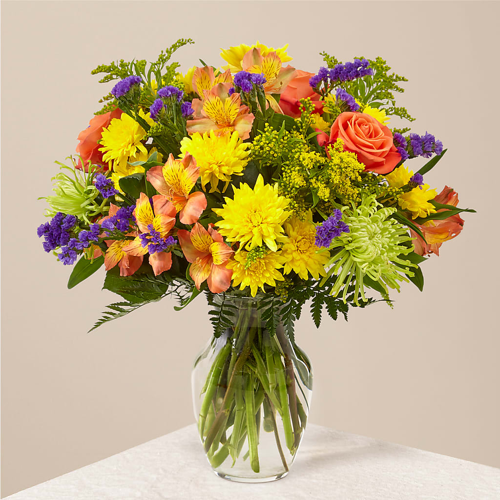 Marmalade Skies Bouquet – Flowers By Monica Kelly, Sebastian FL