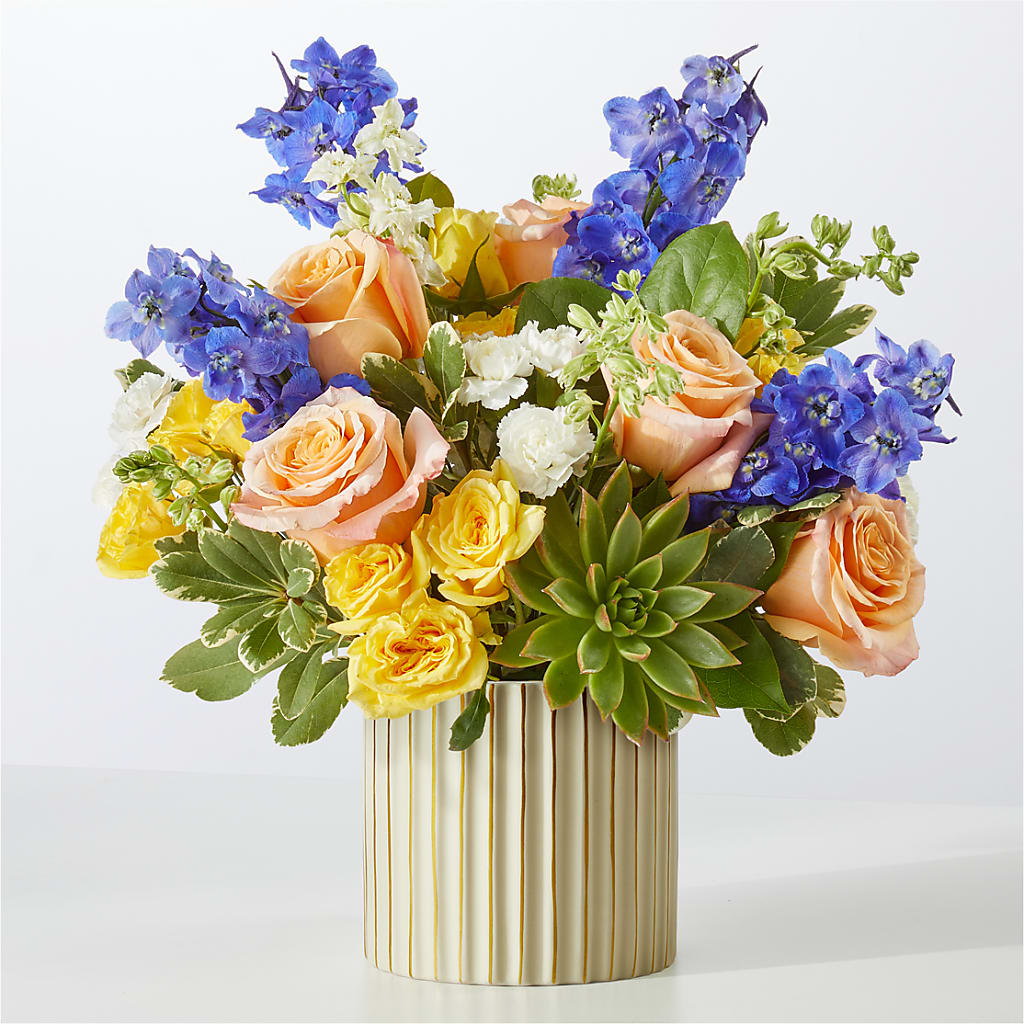 Cobalt Reverie Bouquet – Flowers By Monica Kelly, Sebastian FL