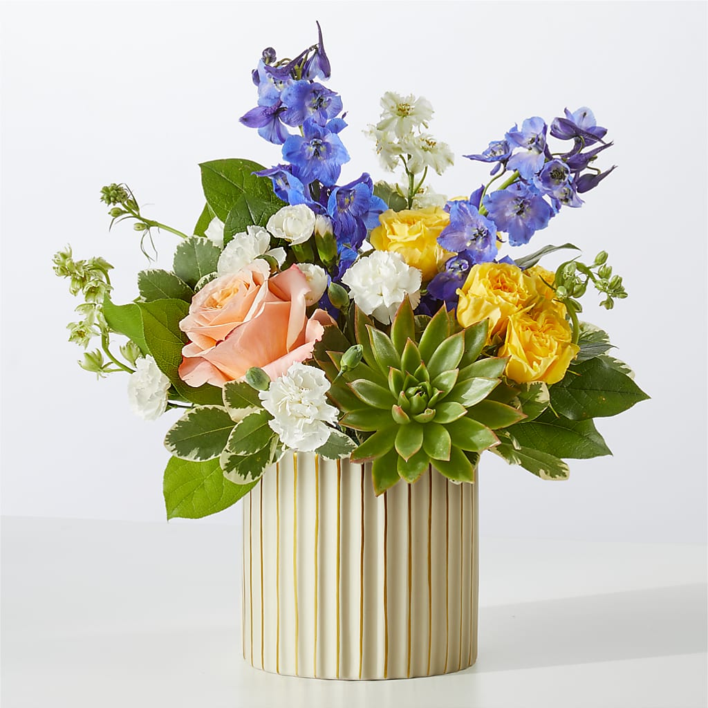 Cobalt Reverie Bouquet – Flowers By Monica Kelly, Sebastian FL
