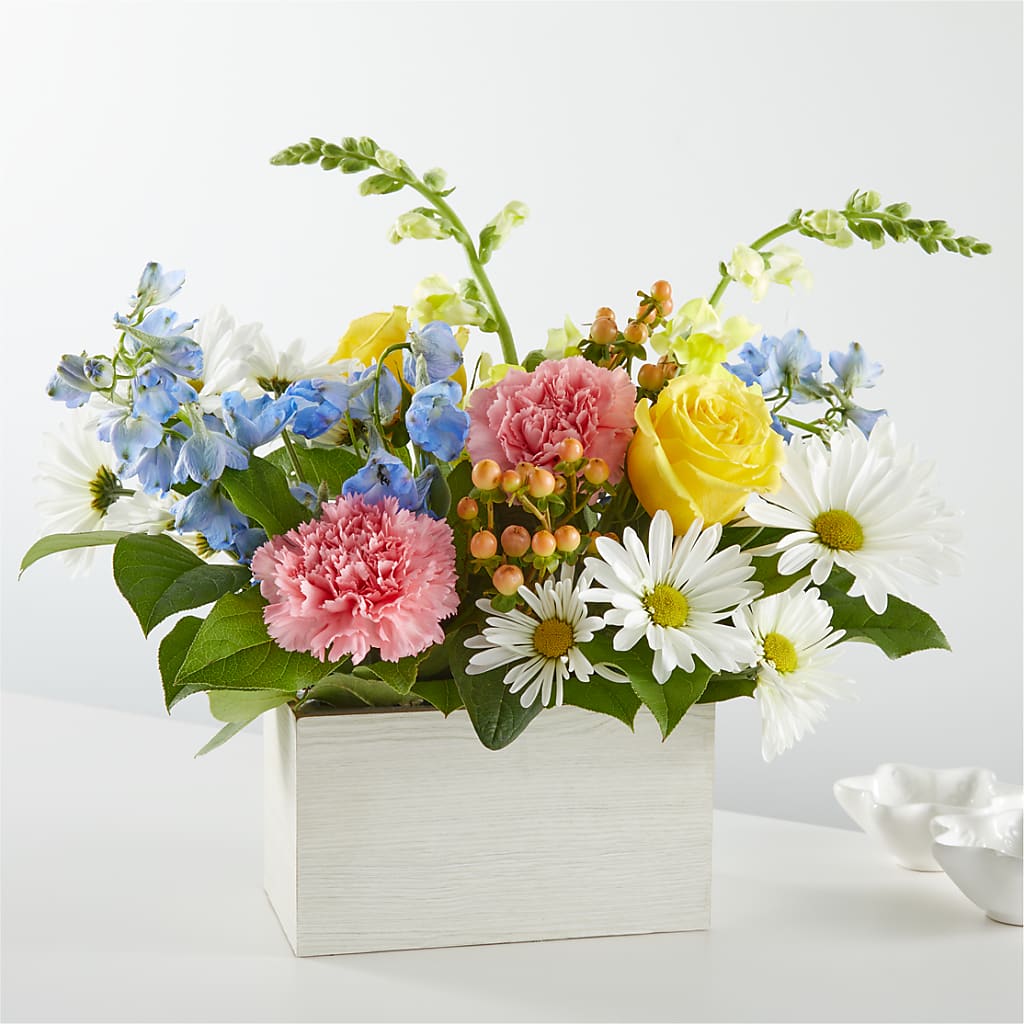 Sun Salutation Box Bouquet – Flowers By Monica Kelly, Sebastian FL