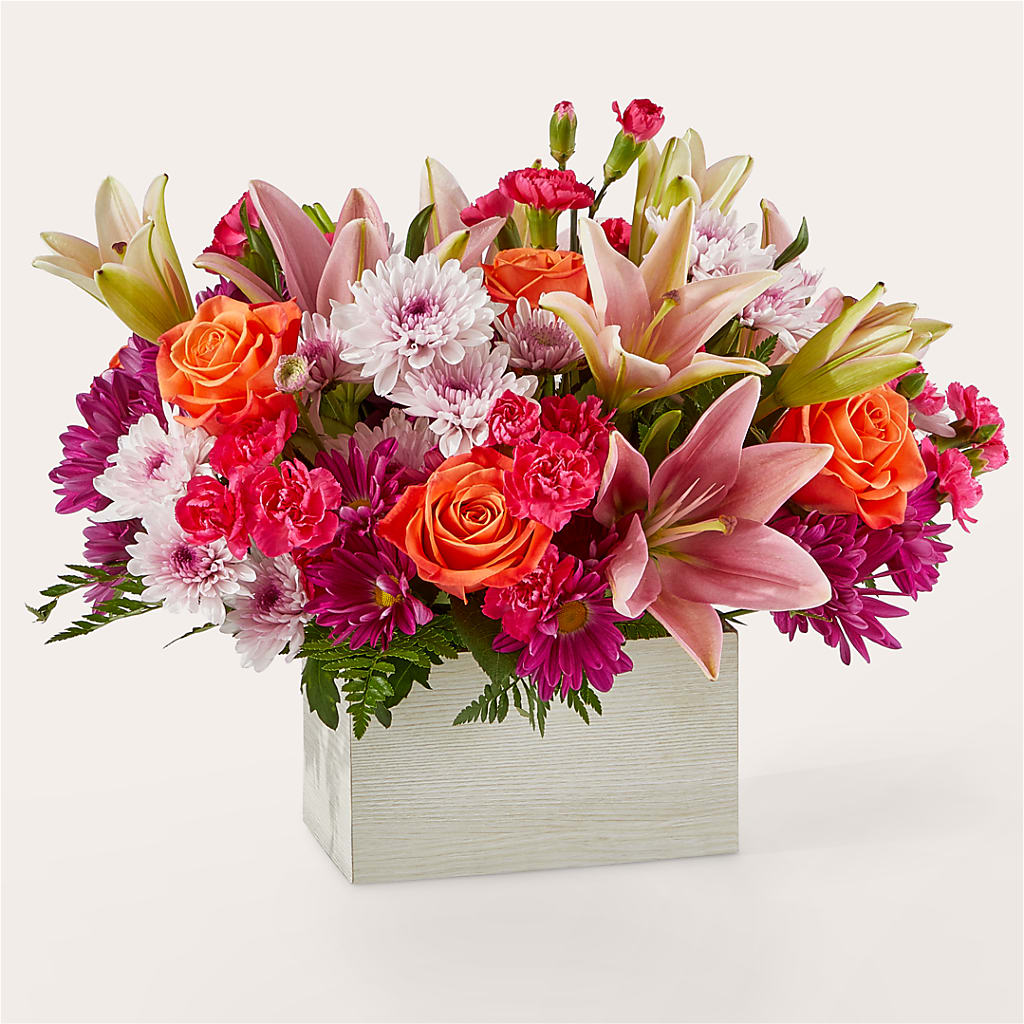Light of My Life Box Bouquet – Flowers By Monica Kelly, Sebastian FL