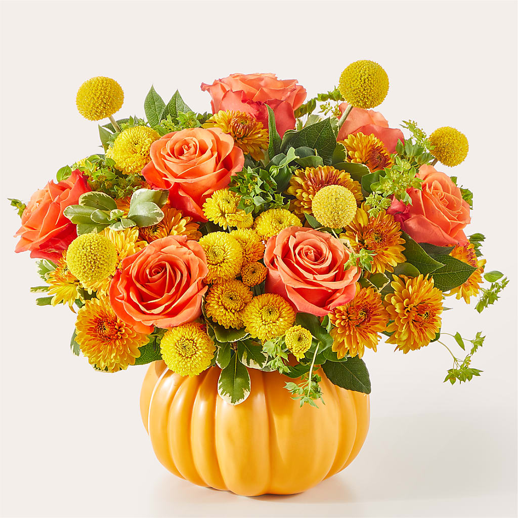 Gourdgeous Pumpkin – Flowers By Monica Kelly, Sebastian FL