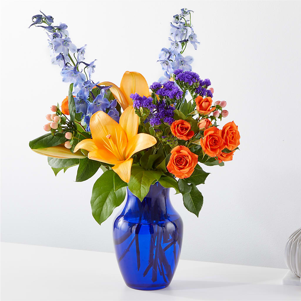Radiant Citrus Bouquet – Flowers By Monica Kelly, Sebastian FL