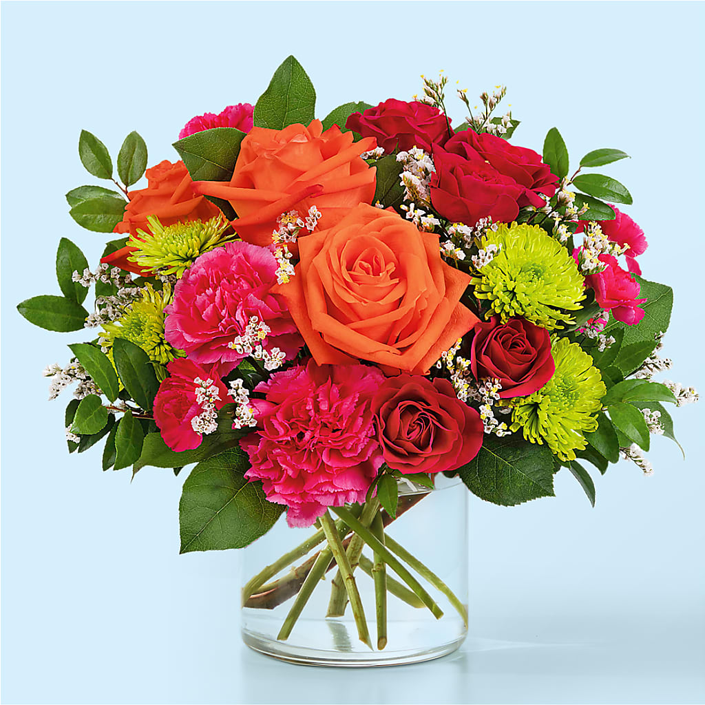 Colorful Carnival Bouquet – Flowers By Monica Kelly, Sebastian FL
