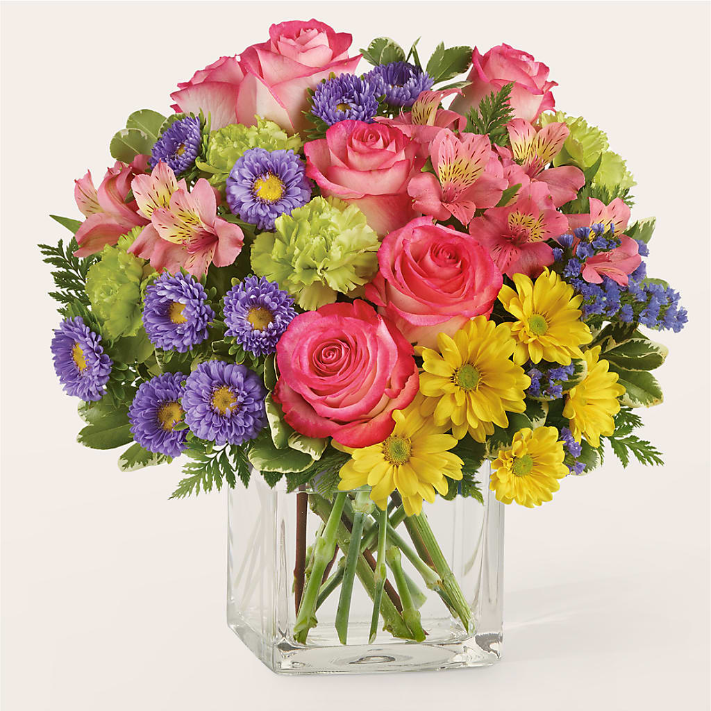 Candy Jar Bouquet – Flowers By Monica Kelly, Sebastian FL