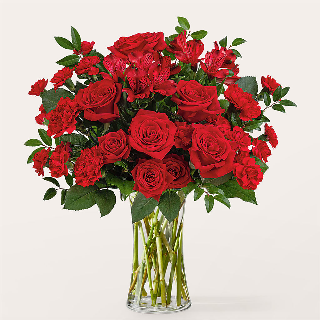 Brilliant Ruby Bouquet – Flowers By Monica Kelly, Sebastian FL