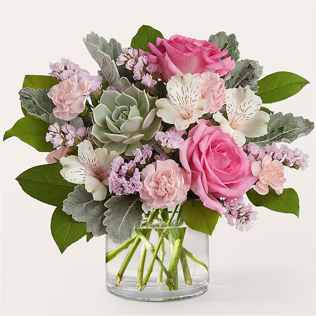 Dusty Rose Bouquet – Flowers By Monica Kelly, Sebastian FL