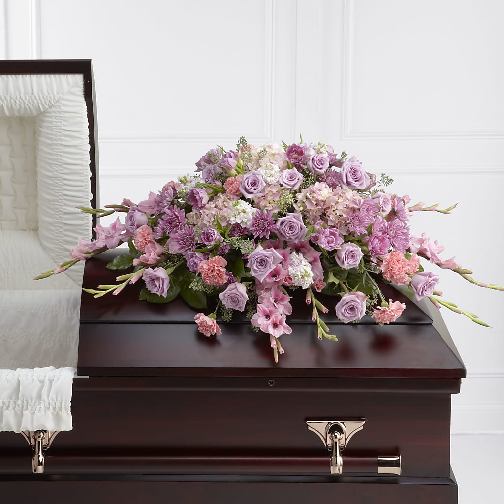 Immorata Casket Spray – Flowers By Monica Kelly, Sebastian FL