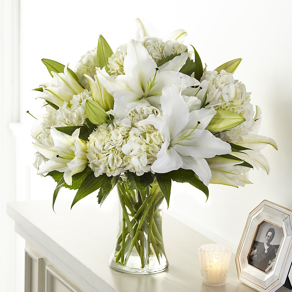 Compassionate Lily Bouquet – Flowers By Monica Kelly, Sebastian FL