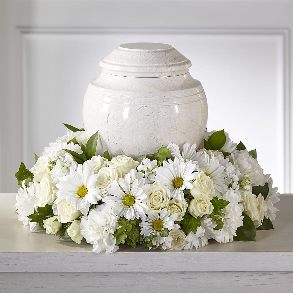 Ivory Gardens Cremation Adornment – Flowers By Monica Kelly, Sebastian FL