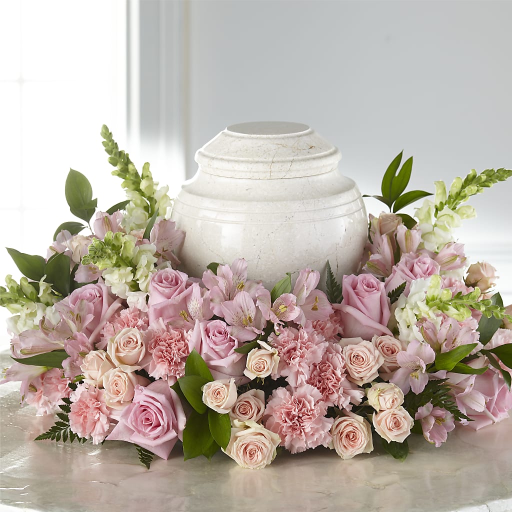 Blooms of Hope Cremation Adornment – Flowers By Monica Kelly, Sebastian FL