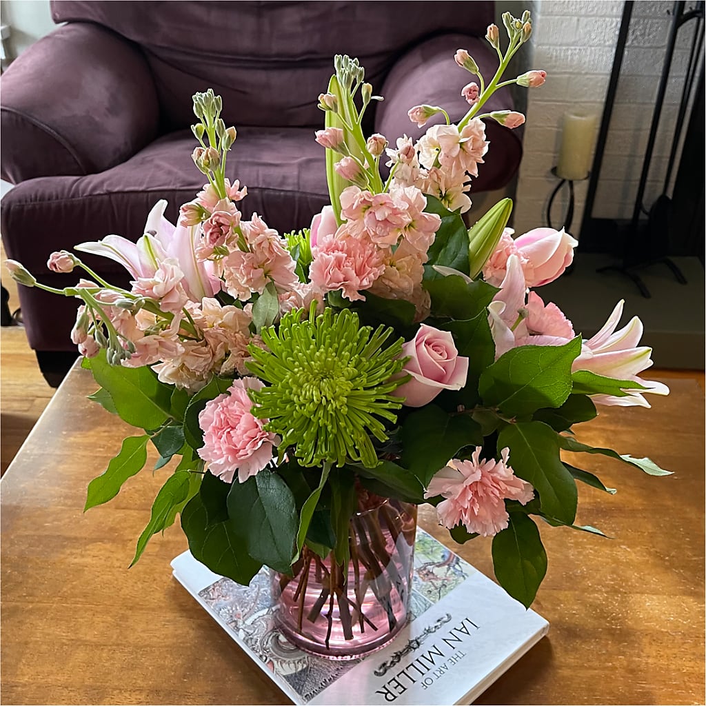 Pretty in Pink Bouquet – Flowers By Monica Kelly, Sebastian FL