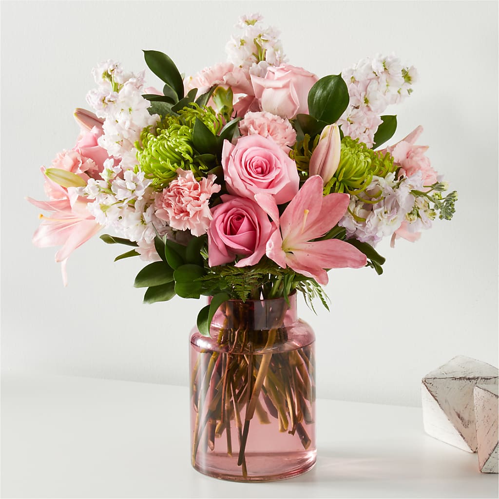 Pretty in Pink Bouquet – Flowers By Monica Kelly, Sebastian FL