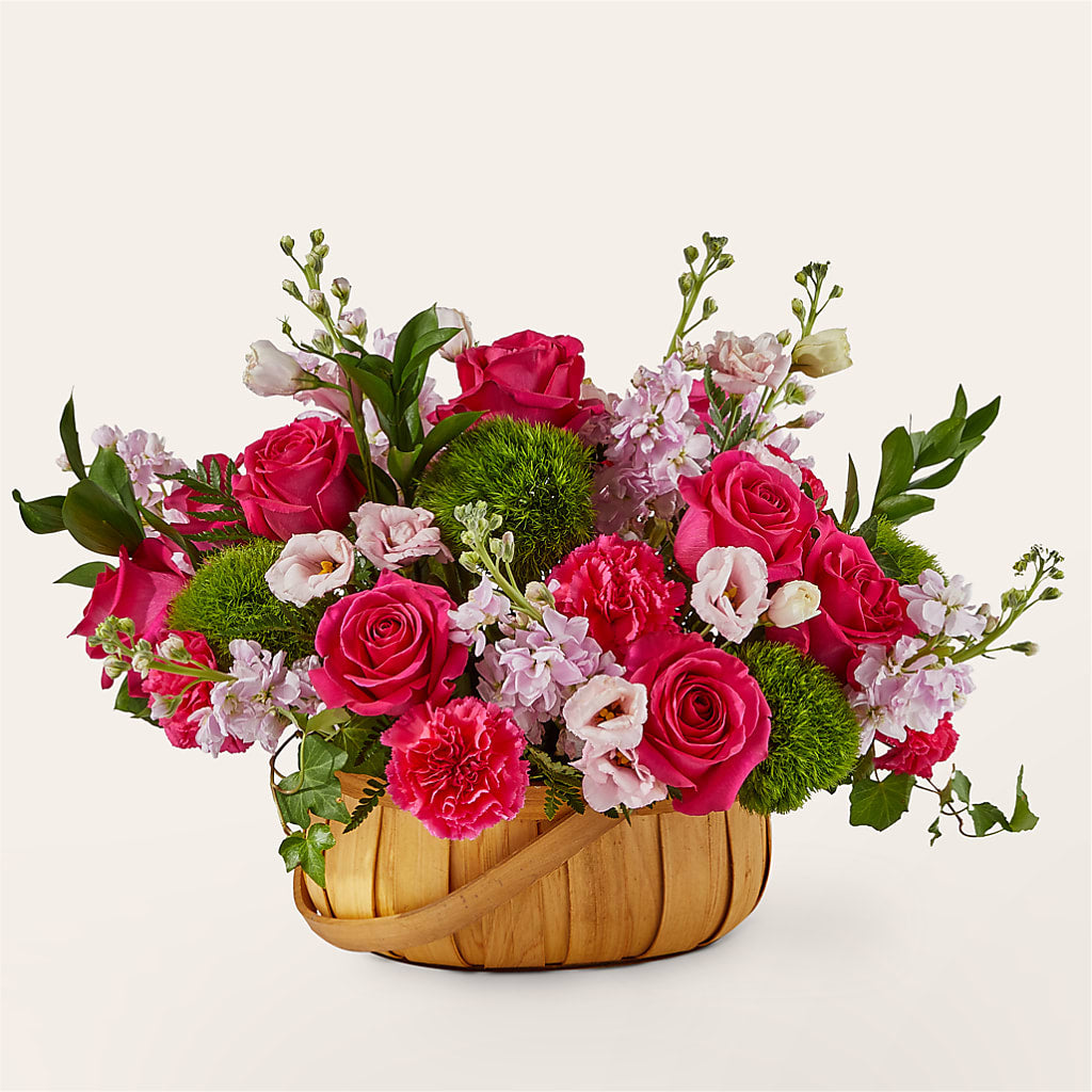 Radiance in Bloom Basket – Flowers By Monica Kelly, Sebastian FL
