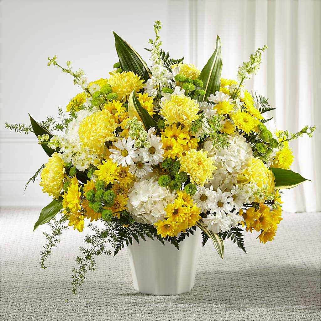 Unity & Grace Floor Basket – Flowers By Monica Kelly, Sebastian FL