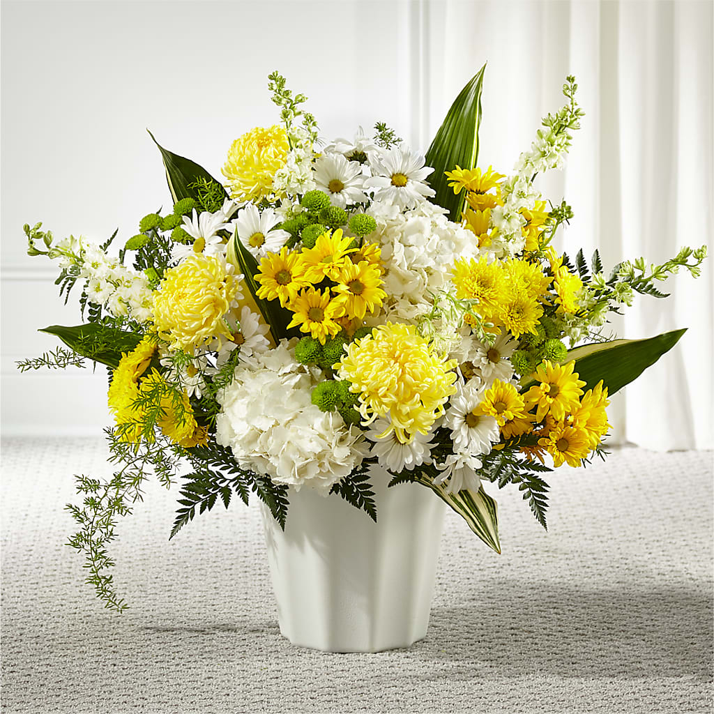Unity & Grace Floor Basket – Flowers By Monica Kelly, Sebastian FL
