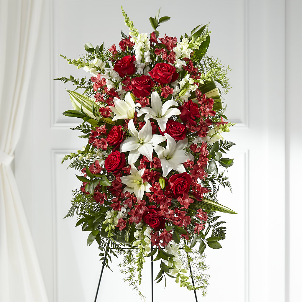 Everlasting Memory Standing Spray – Flowers By Monica Kelly, Sebastian FL