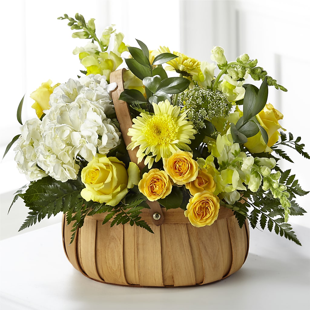 Rustic Remembrance Basket – Flowers By Monica Kelly, Sebastian FL