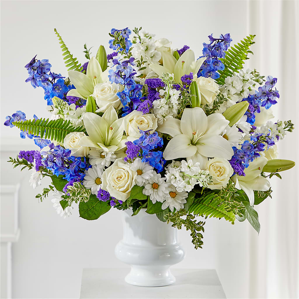 Expressions of Hope Urn Arrangement – Flowers By Monica Kelly, Sebastian FL