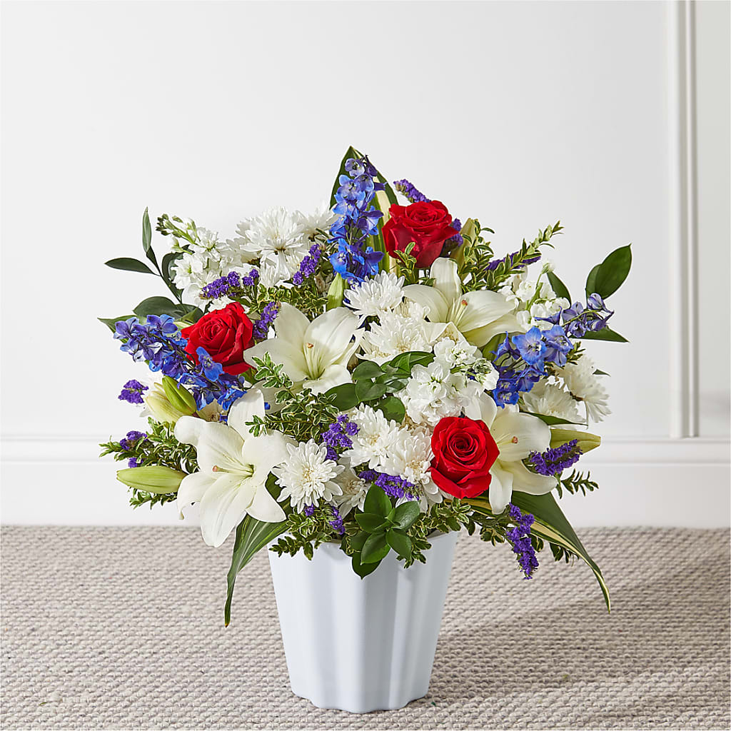 Consoled Floor Basket – Flowers By Monica Kelly, Sebastian FL