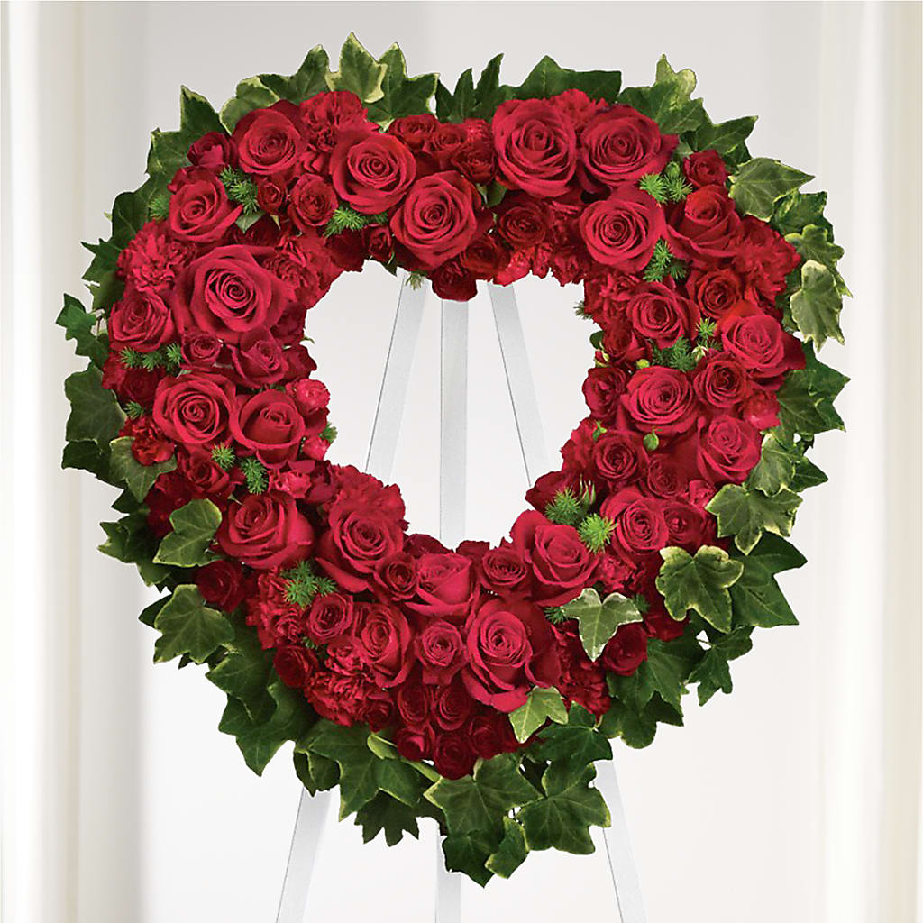 Wholehearted Standing Spray – Flowers By Monica Kelly, Sebastian FL