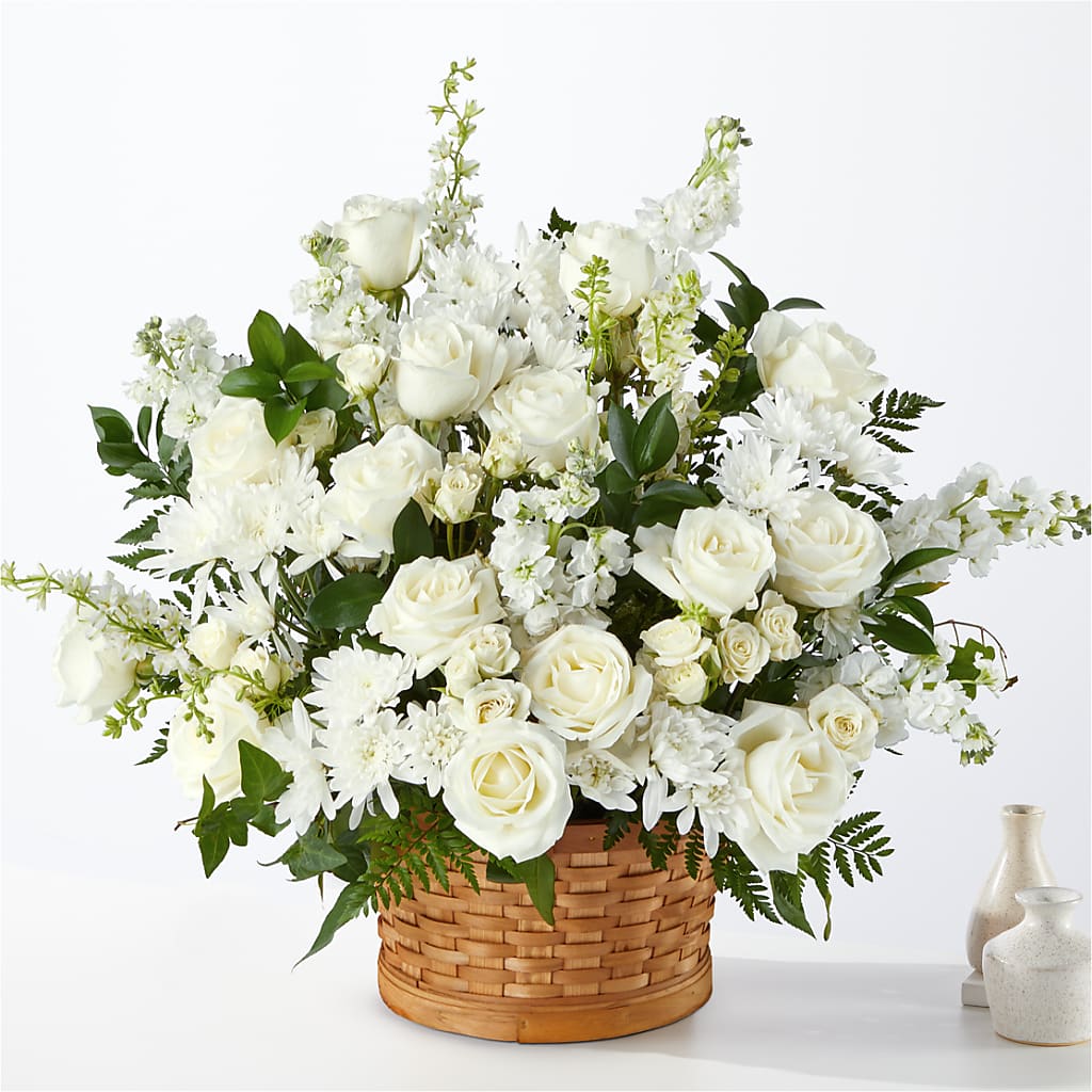Heartfelt Condolences Arrangement – Flowers By Monica Kelly, Sebastian FL
