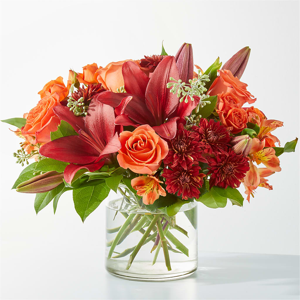 Crimson Leaves Bouquet – Flowers By Monica Kelly, Sebastian FL
