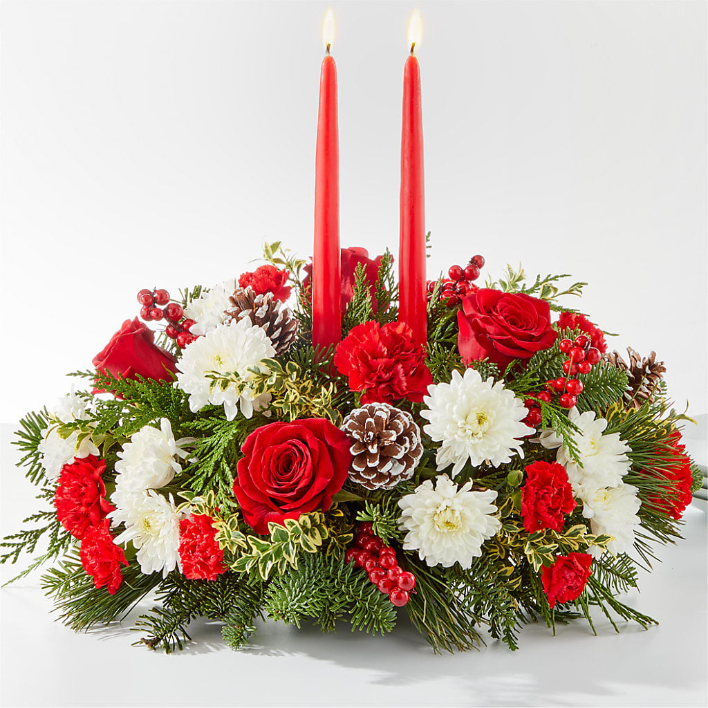 Holiday Soiree Centerpiece – Flowers By Monica Kelly, Sebastian FL