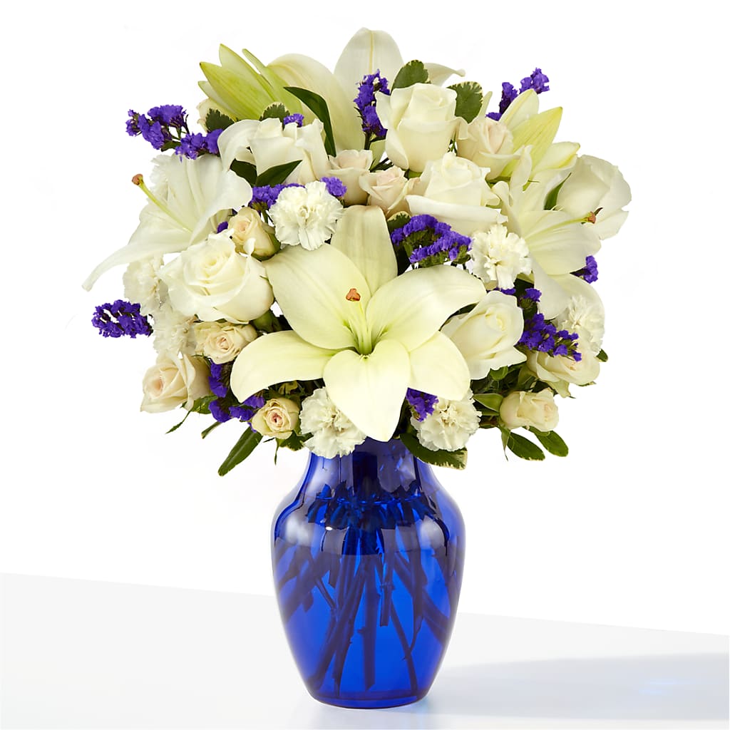 Sapphire Rush Bouquet – Flowers By Monica Kelly, Sebastian FL