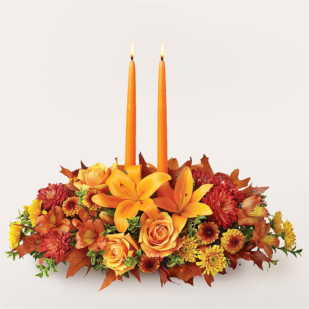 Traditions Centerpiece – Flowers By Monica Kelly, Sebastian FL