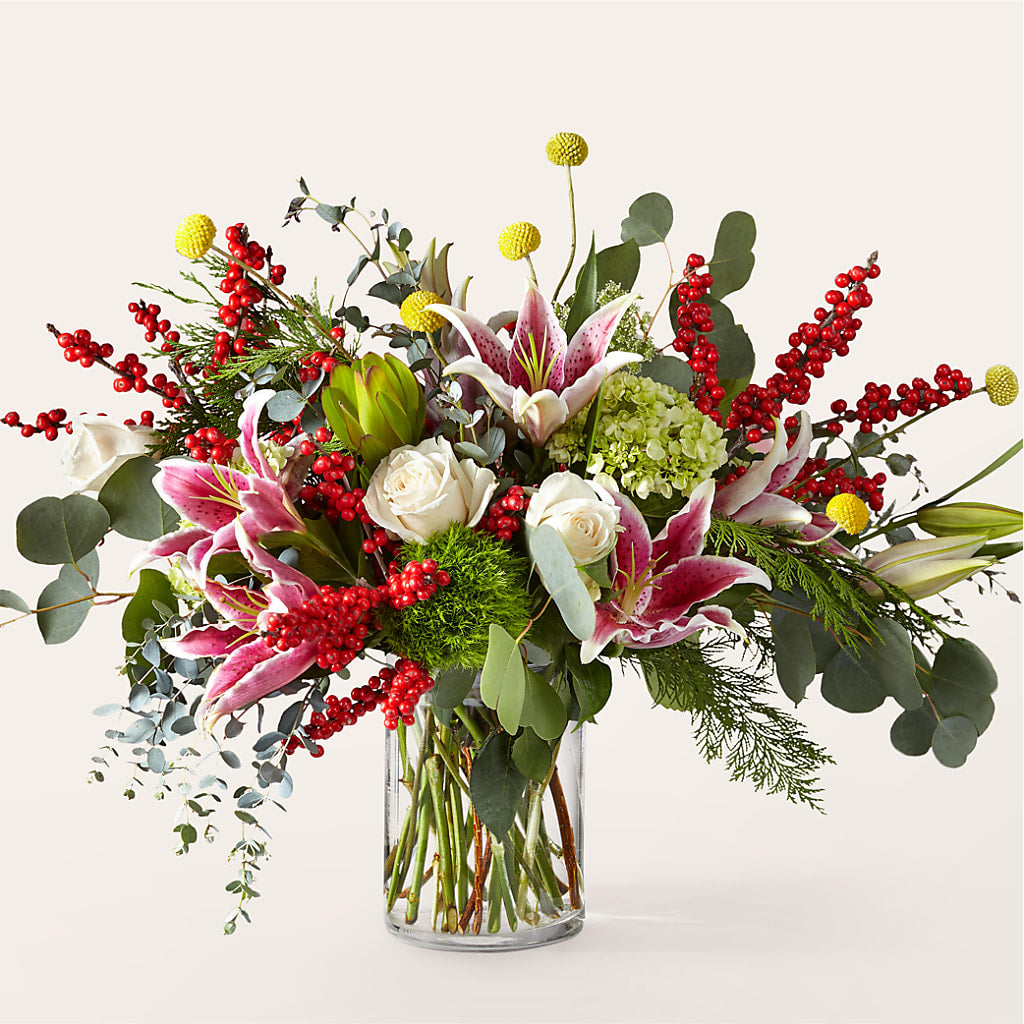 Berry & Bright Bouquet – Flowers By Monica Kelly, Sebastian FL