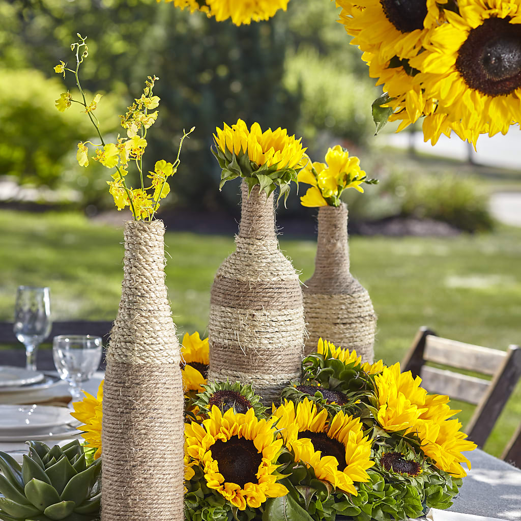 Sublime Garden Centerpiece – Flowers By Monica Kelly, Sebastian FL
