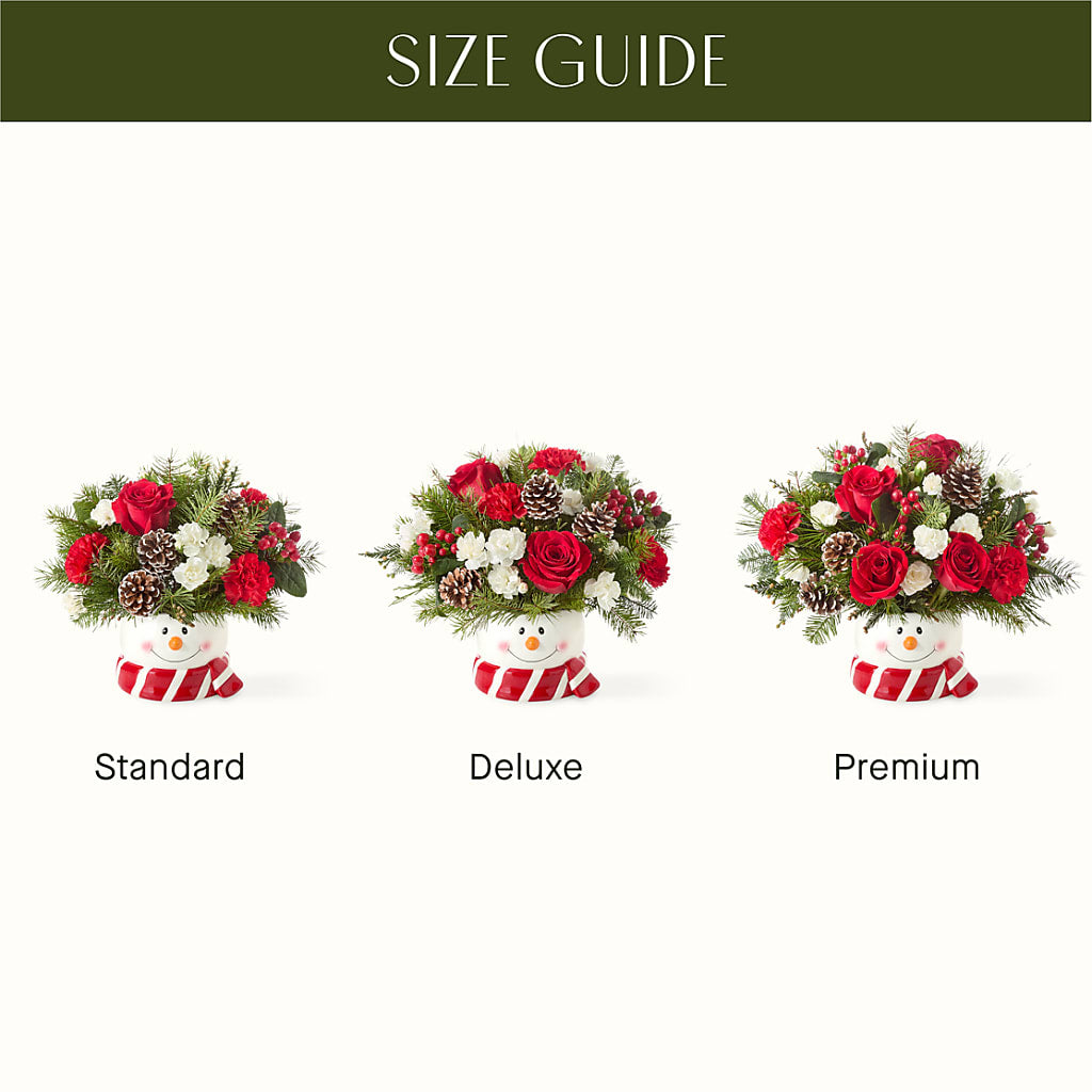 Jolly Snowman Bouquet –  Flowers By Monica Kelly, Sebastian FL