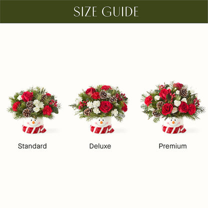 Jolly Snowman Bouquet –  Flowers By Monica Kelly, Sebastian FL