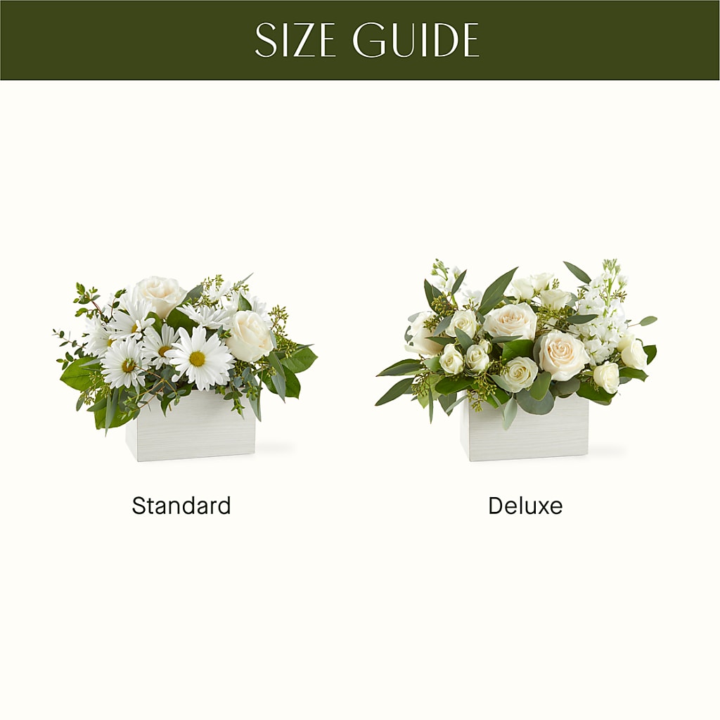 Fresh Linen Box Bouquet –  Flowers By Monica Kelly, Sebastian FL