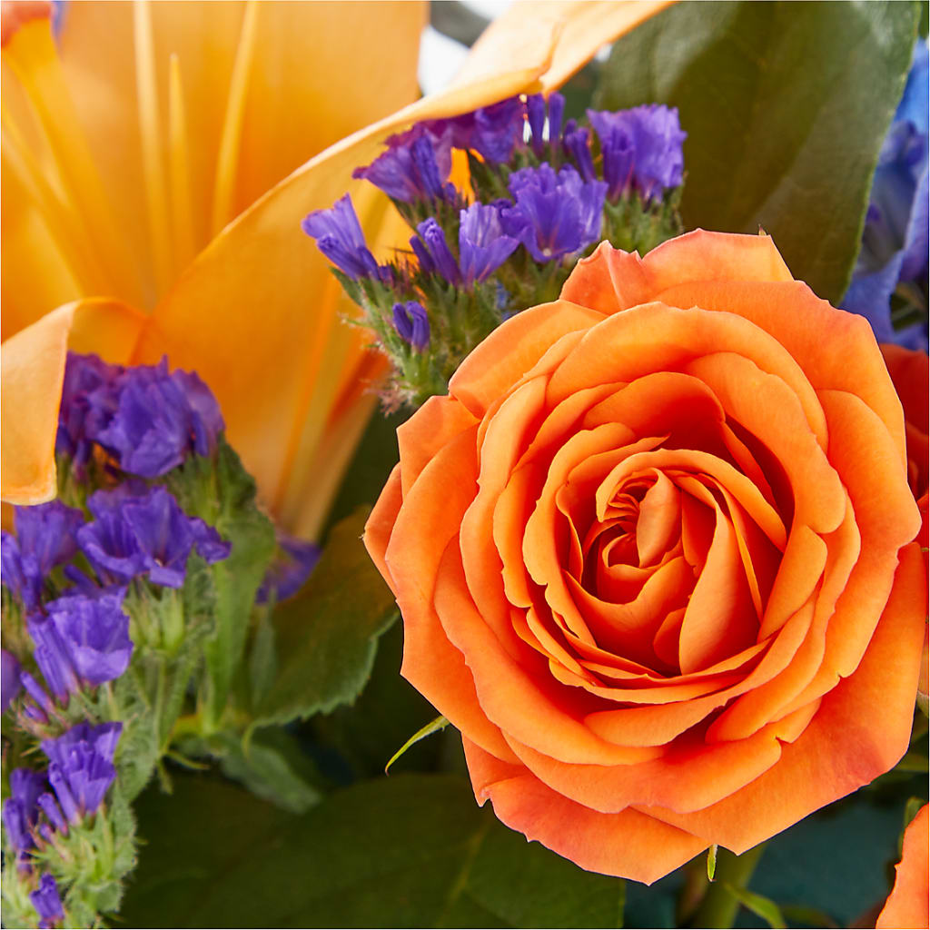 Radiant Citrus Box Bouquet –  Flowers By Monica Kelly, Sebastian FL