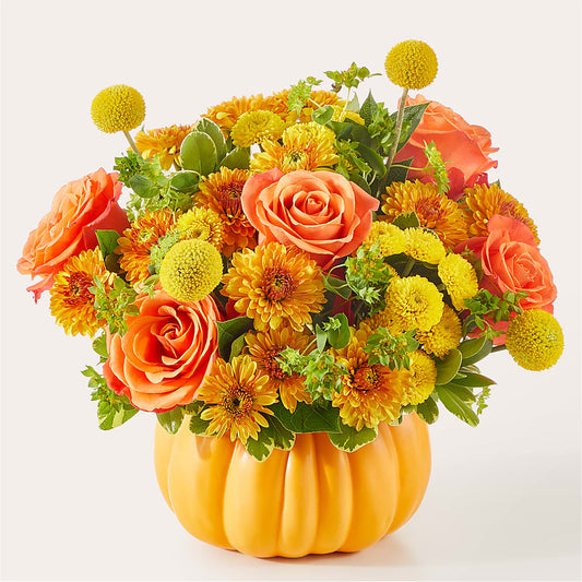 Gourdgeous Pumpkin –  Flowers By Monica Kelly, Sebastian FL
