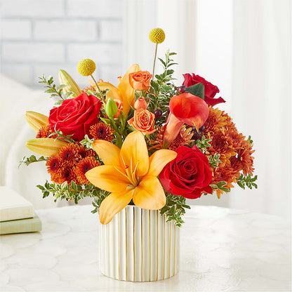 Scarlet Skies Bouquet –  Flowers By Monica Kelly, Sebastian FL