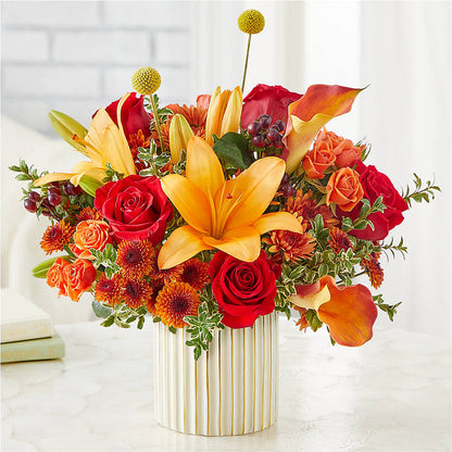 Scarlet Skies Bouquet –  Flowers By Monica Kelly, Sebastian FL