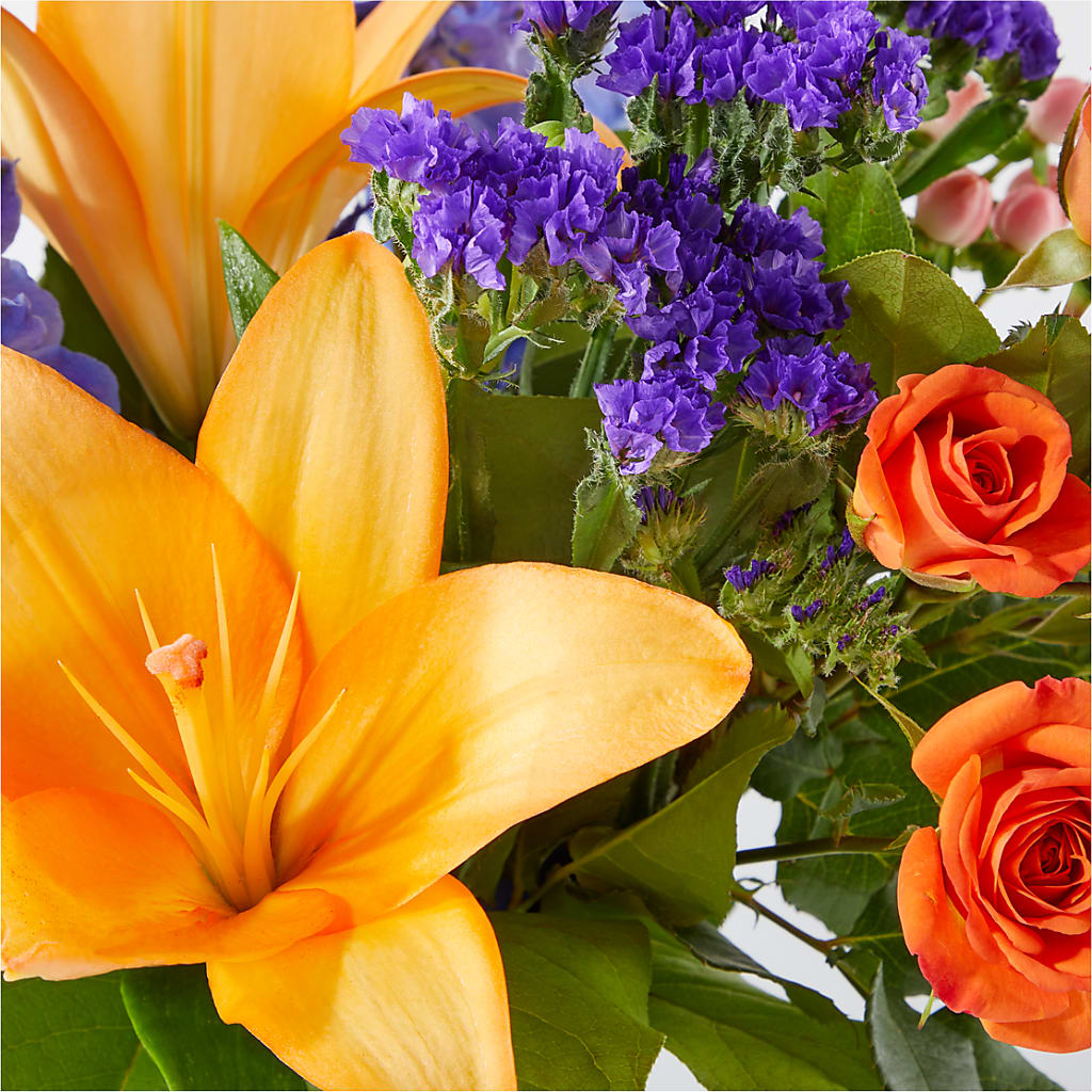 Radiant Citrus Bouquet –  Flowers By Monica Kelly, Sebastian FL