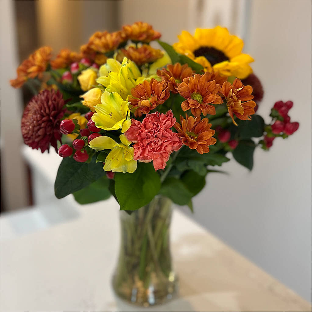 Fall Delight – A Florist Original –  Flowers By Monica Kelly, Sebastian FL