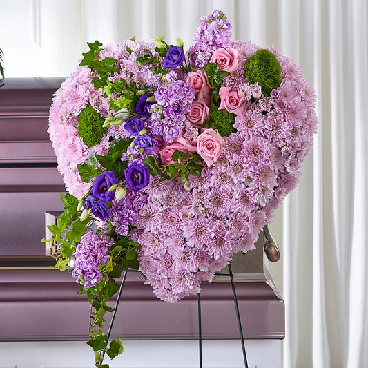 Treasured Love Standing Heart –  Flowers By Monica Kelly, Sebastian FL