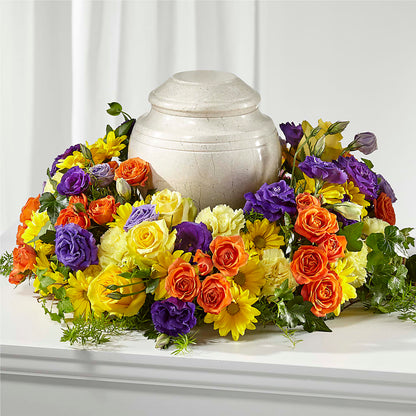 Blossoms of Remembrance Cremation Adornment –  Flowers By Monica Kelly, Sebastian FL