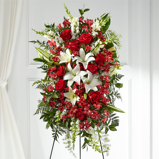 Everlasting Memory Standing Spray –  Flowers By Monica Kelly, Sebastian FL