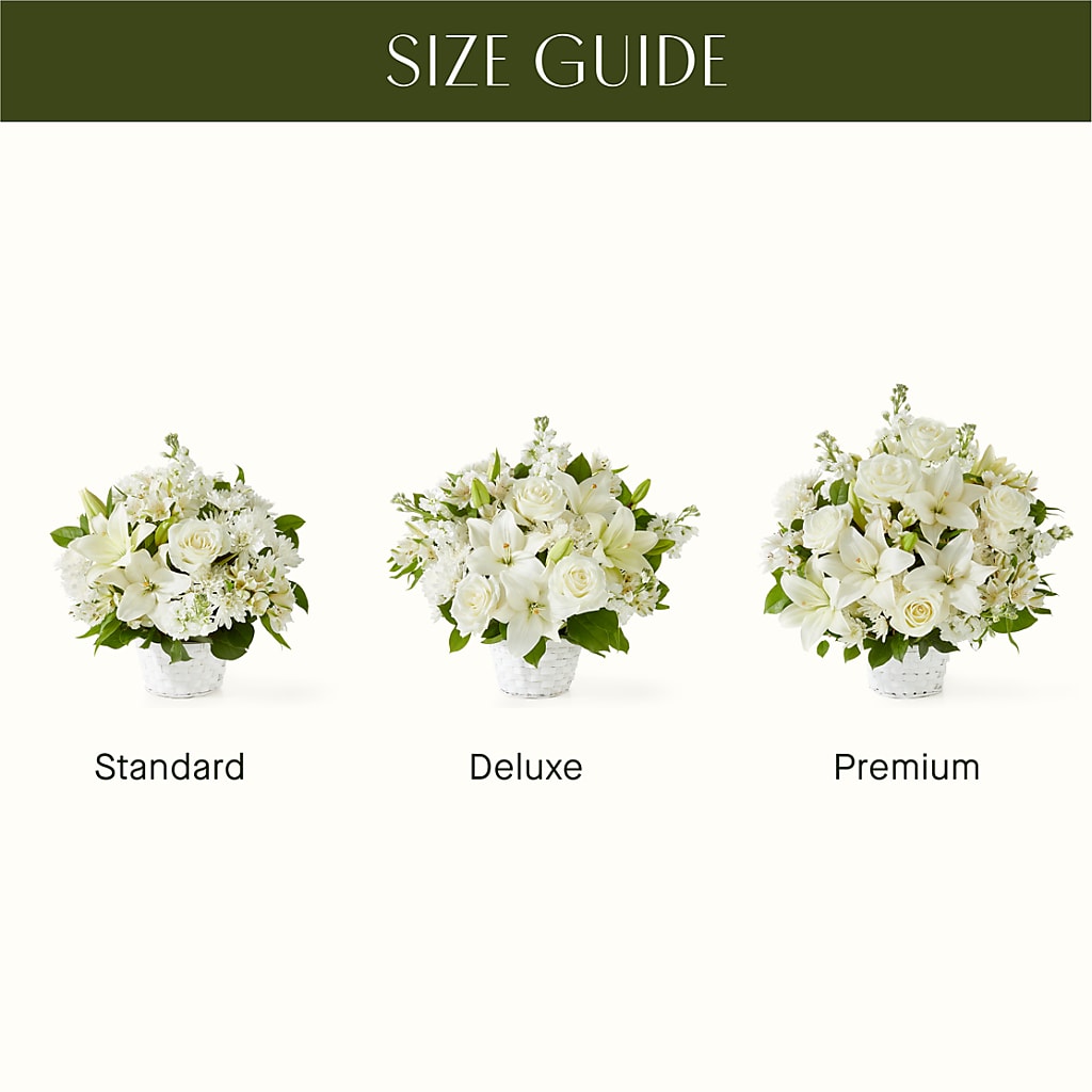 Peaceful Reflections Arrangement –  Flowers By Monica Kelly, Sebastian FL
