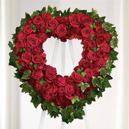Wholehearted Standing Spray –  Flowers By Monica Kelly, Sebastian FL