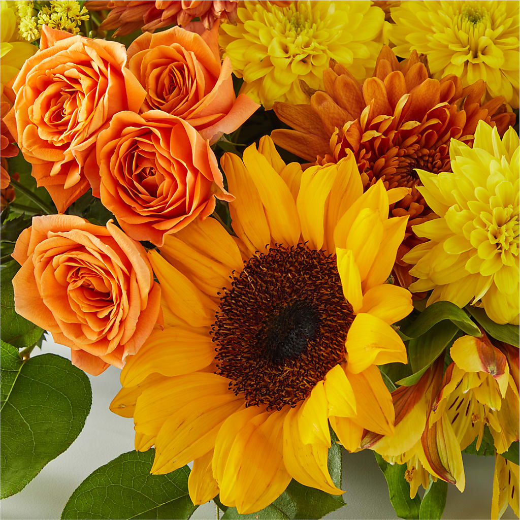 Autumn Harmony Centerpiece –  Flowers By Monica Kelly, Sebastian FL